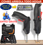 COMBO DESTORNILLADOR ELECTRICO + RATCHET Y JUEGO DE DADOS