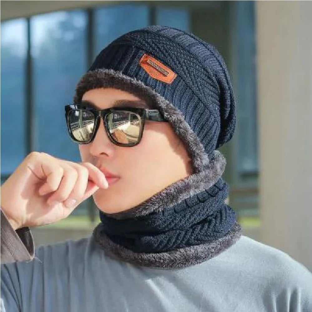 GORRO CON CUELLERO INVIERNO